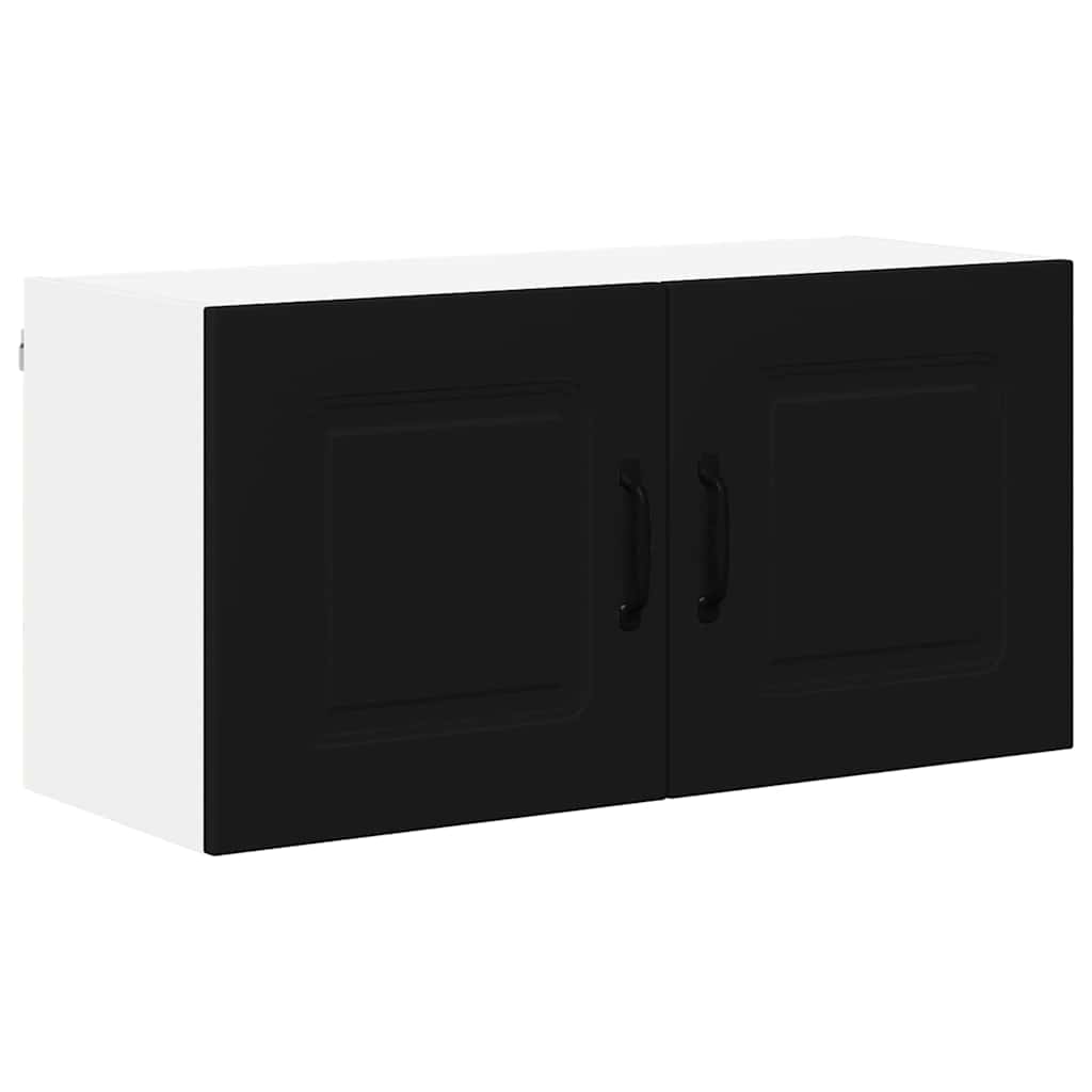 Küchenhängeschrank Schwarz 80 x 31 x 40 cm Holzwerkstoff